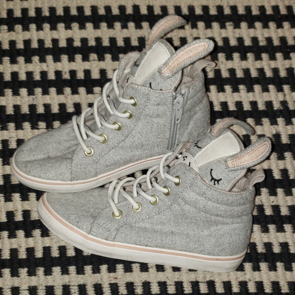 Felt Bunny High Top Shoe
